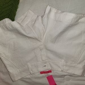 Lilly Pulitzer white resort shorts